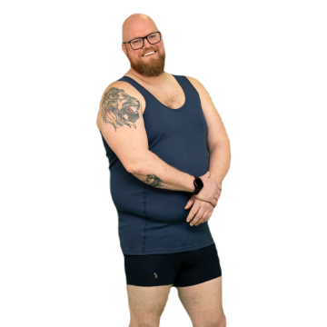 Alca Classic 2-Pck Men Singlet Navy XXL