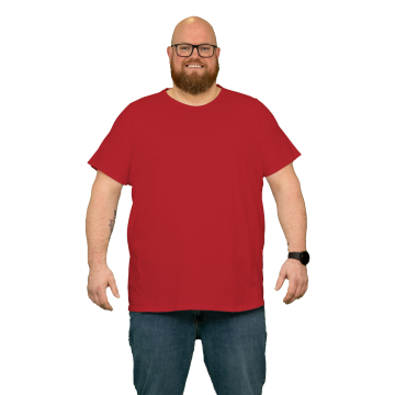 Alca Easy-Going 1-Pck Men T-Shirt O-Neck Bright Red