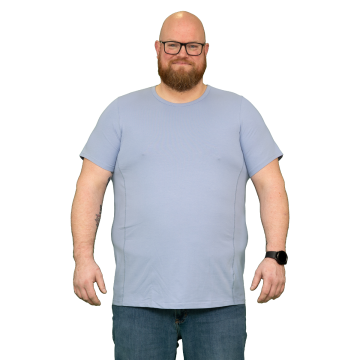 Alca Easy-Going 1-Pck Men T-Shirt O-Neck Sky Blue 4XL