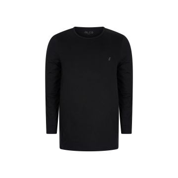 Alca Easy-Going 1-Pck Men Shirt Long Sleeve O-Neck Black 8XL  