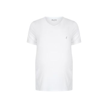 Alca Easy-Going 2-Pck Men T-Shirt V-Neck White 8XL